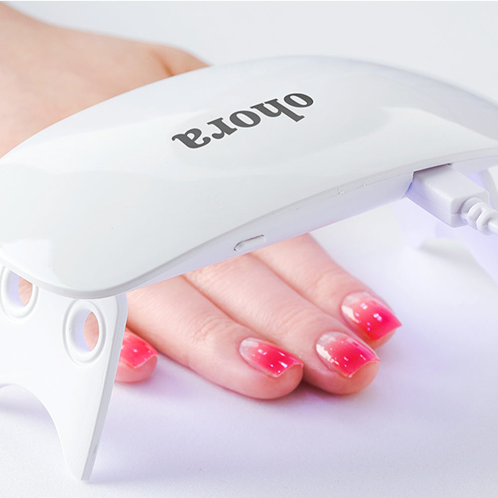 How to use: Ohora Gel Nails, Lamp and Top Gel all together